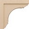 Ekena Millwork 6"W x 24"D x 24"H Thin Warren Rough Cedar Woodgrain TimberThane Corbel, Primed Tan CORUR06X24X24WARRCPR - alternate 3